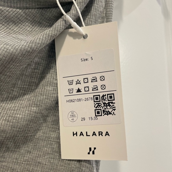 Halara one shoulder knot side ruched dress - Picture 3 of 4